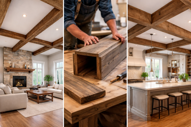 Why Wood Box Beams Are One of the Most Popular Interior Design Features Today
